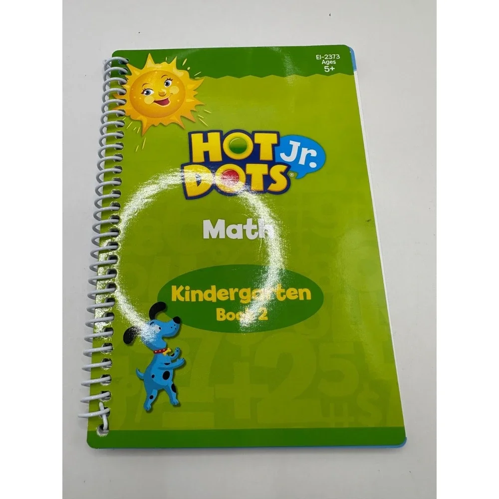 Hot Dots Jr Let's Master Kindergarten Math TESTED WORKING & COMPLETE Educational